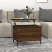 Salontafel 60x44,5x45 cm bewerkt hout bruin