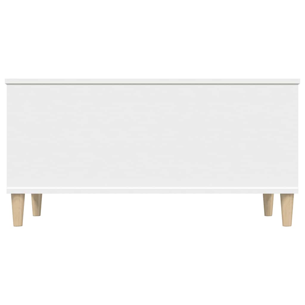 Salontafel 90x44,5x45 cm bewerkt hout wit