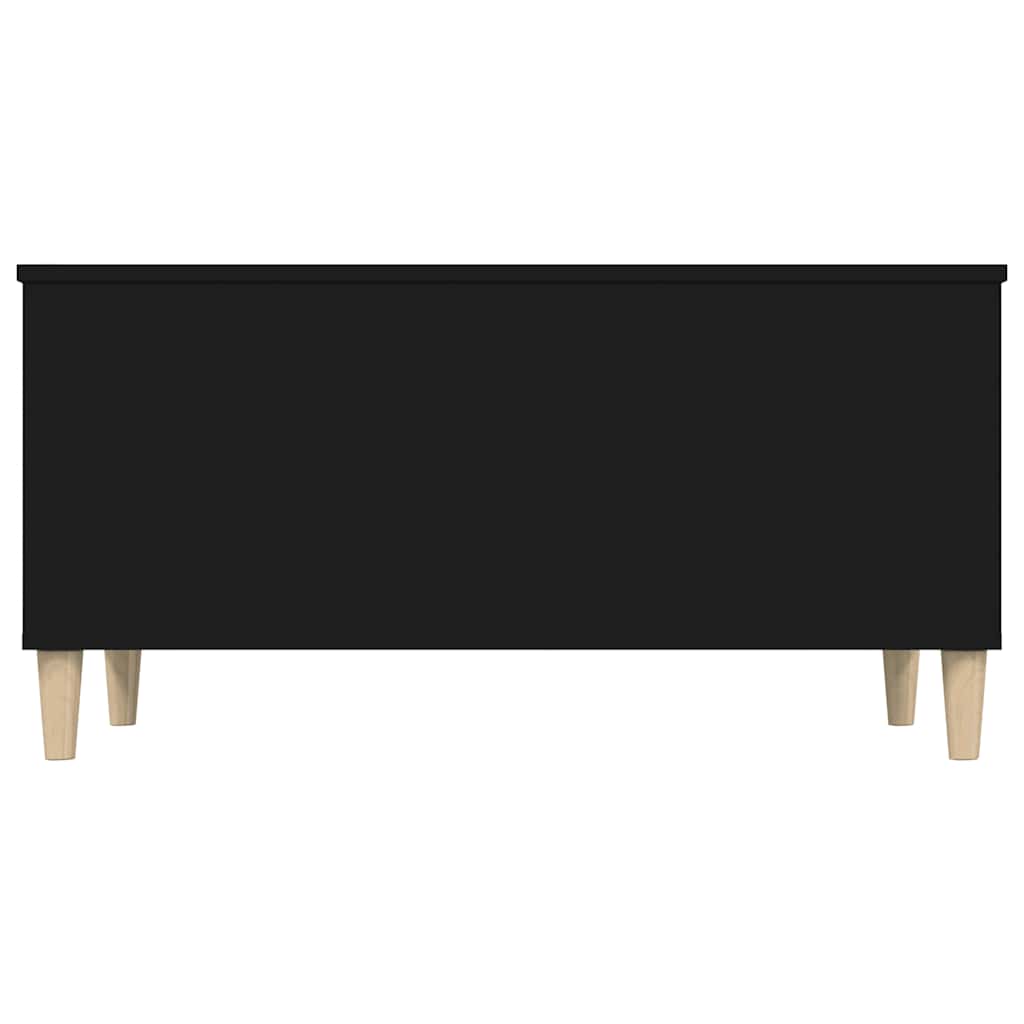 Salontafel 90x44,5x45 cm bewerkt hout zwart