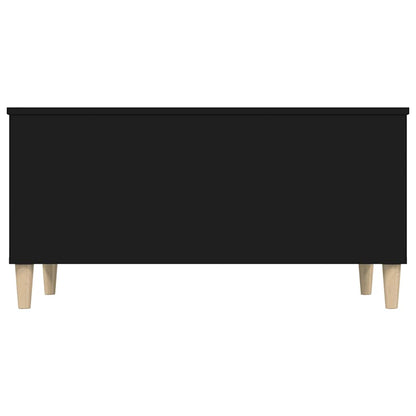 Salontafel 90x44,5x45 cm bewerkt hout zwart
