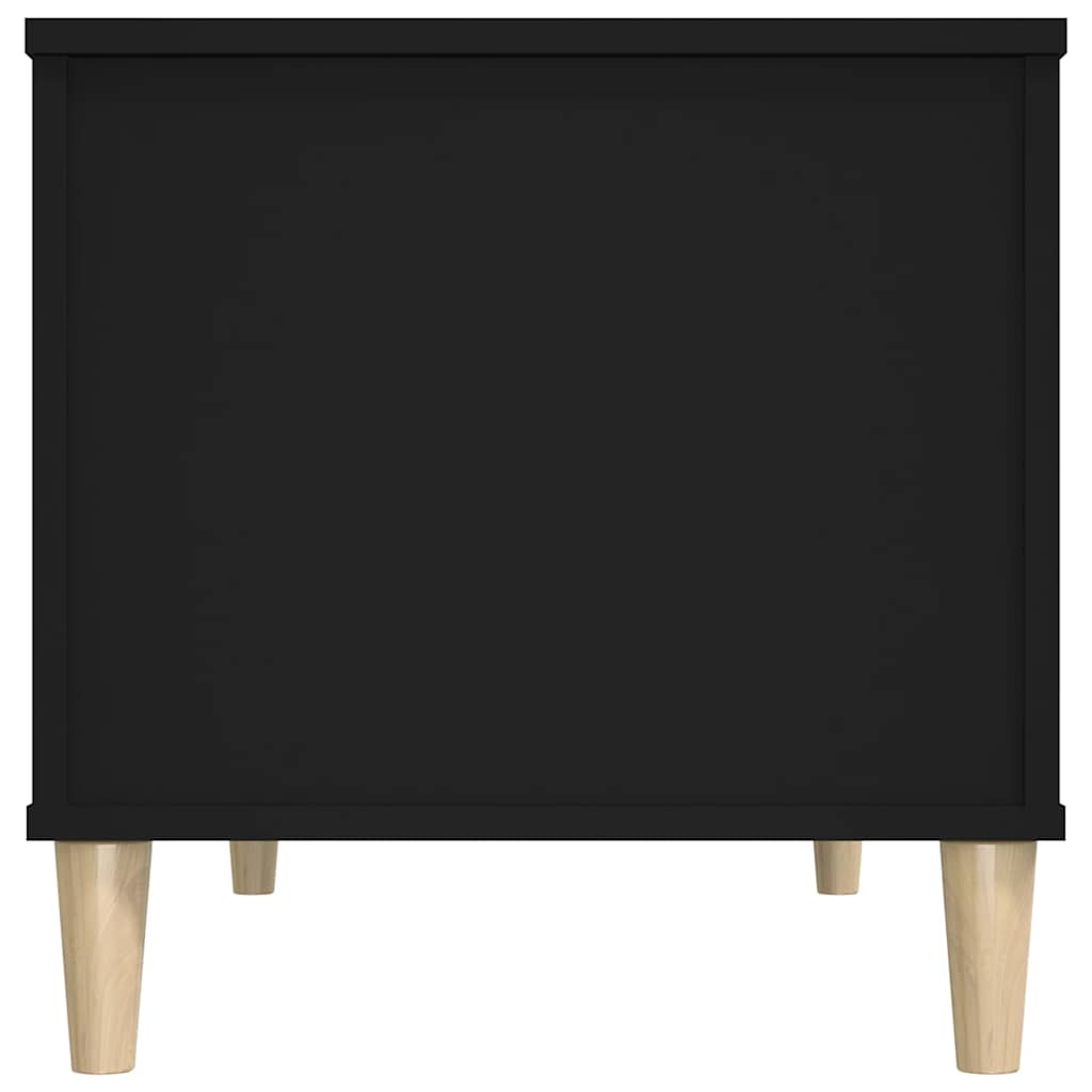 Salontafel 90x44,5x45 cm bewerkt hout zwart