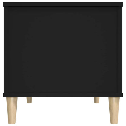 Salontafel 90x44,5x45 cm bewerkt hout zwart