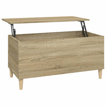 Salontafel 90X44,5X45 Cm Bewerkt Hout Kleurig 90 x 44.5 x 45 cm Sonoma eiken