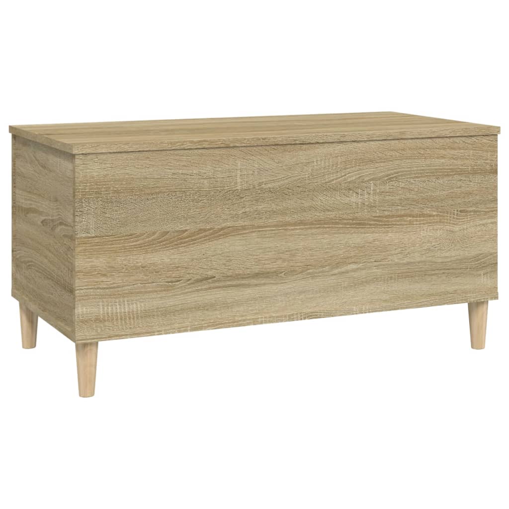 Salontafel 90X44,5X45 Cm Bewerkt Hout Kleurig 90 x 44.5 x 45 cm Sonoma eiken