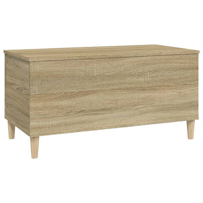 Salontafel 90X44,5X45 Cm Bewerkt Hout Kleurig 90 x 44.5 x 45 cm Sonoma eiken