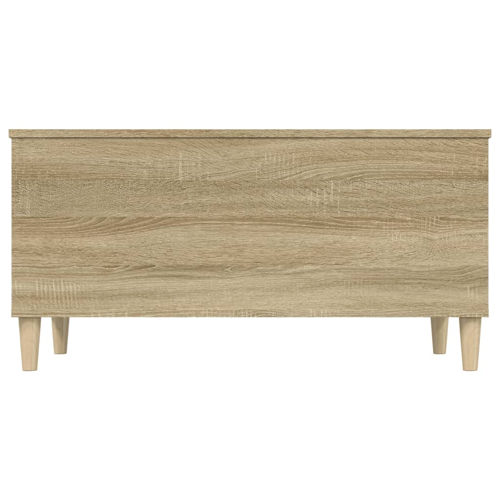 Salontafel 90X44,5X45 Cm Bewerkt Hout Kleurig 90 x 44.5 x 45 cm Sonoma eiken