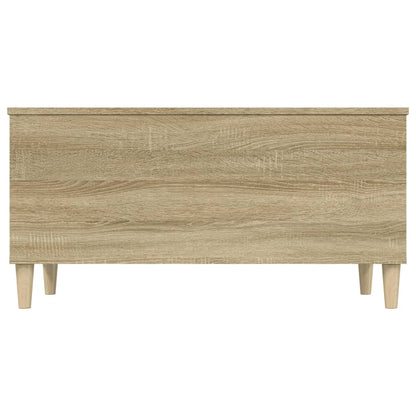 Salontafel 90X44,5X45 Cm Bewerkt Hout Kleurig 90 x 44.5 x 45 cm Sonoma eiken