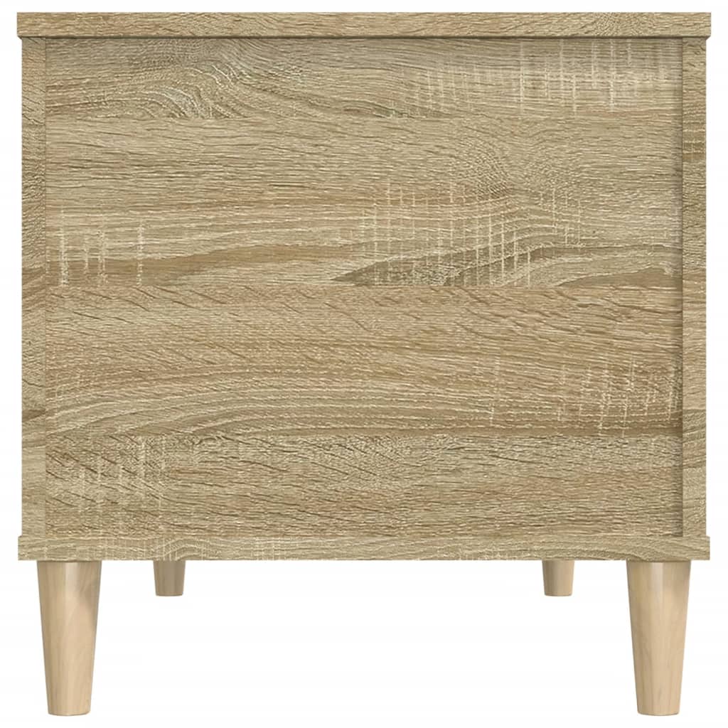 Salontafel 90X44,5X45 Cm Bewerkt Hout Kleurig 90 x 44.5 x 45 cm Sonoma eiken