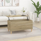 Salontafel 90x44,5x45 cm bewerkt hout sonoma eiken