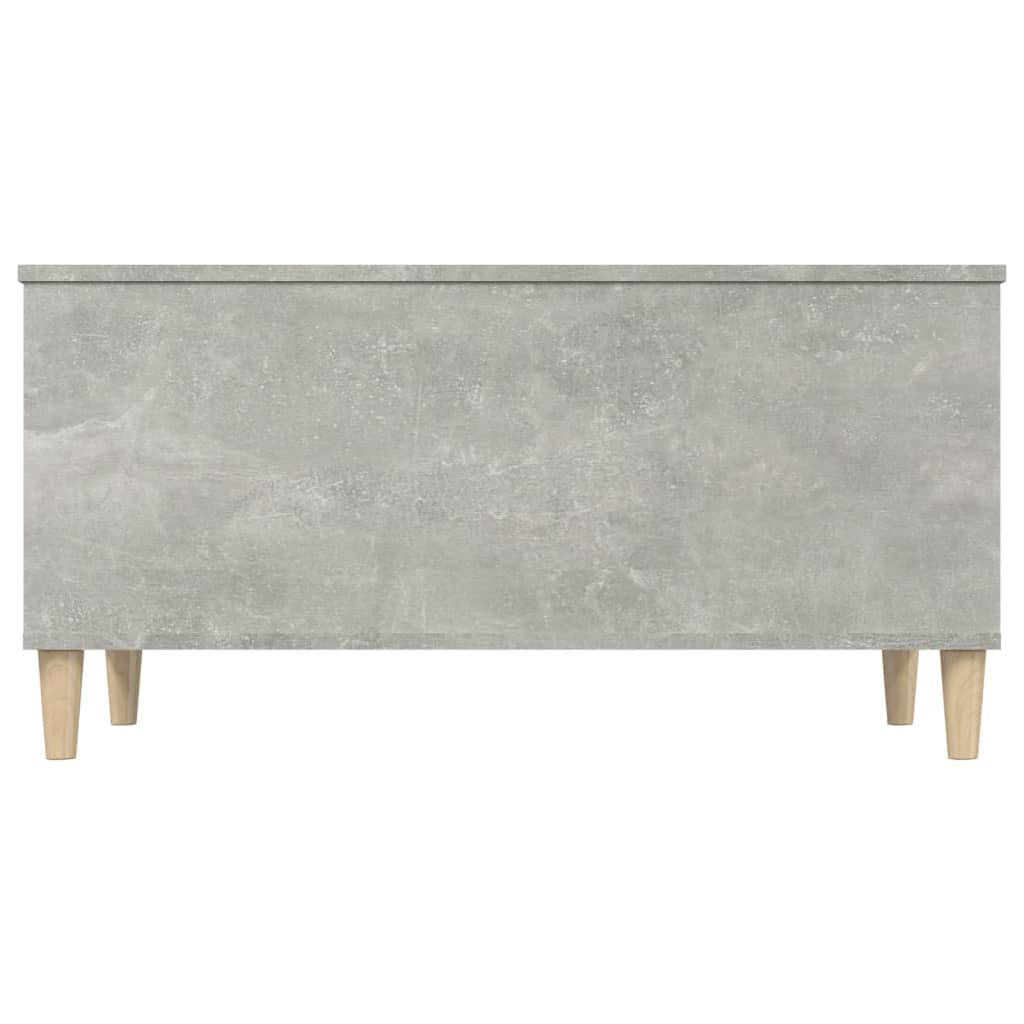 Salontafel 90X44,5X45 Cm Bewerkt Hout Betongrijs