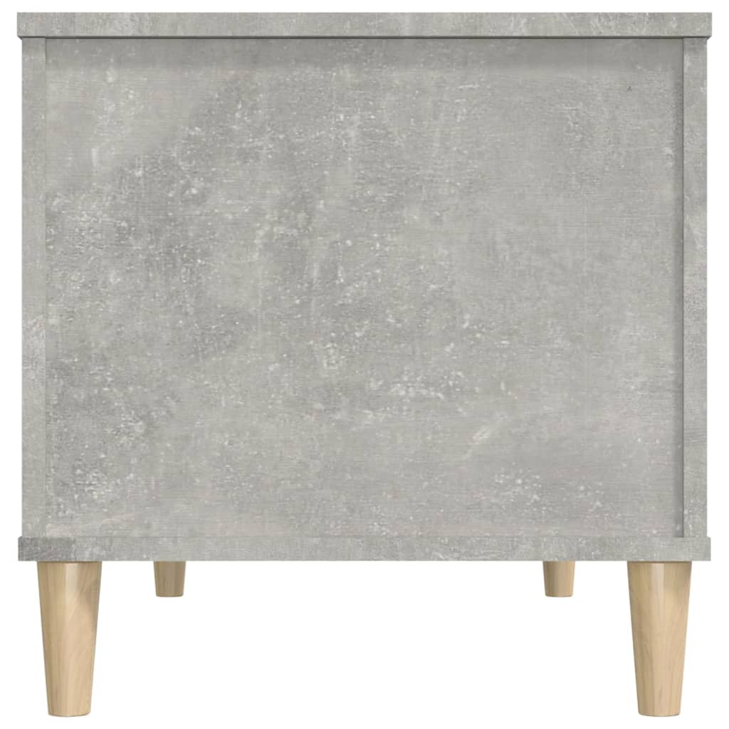 Salontafel 90X44,5X45 Cm Bewerkt Hout Betongrijs
