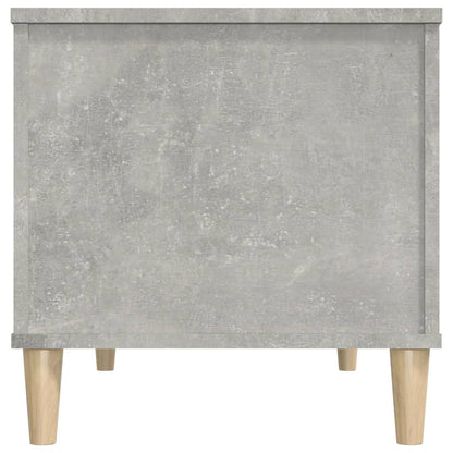 Salontafel 90X44,5X45 Cm Bewerkt Hout Betongrijs