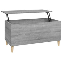 Salontafel 90X44,5X45 Cm Bewerkt Hout Grijs Sonoma Eikenkleurig