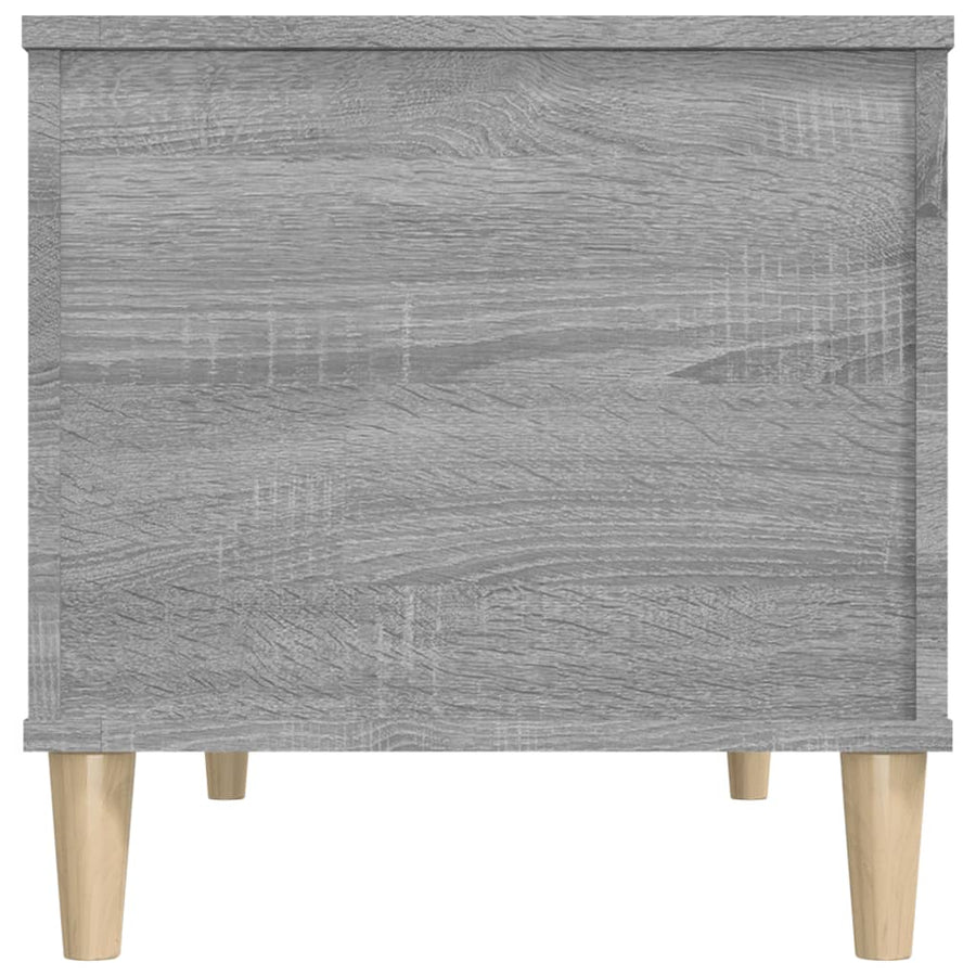 Salontafel 90X44,5X45 Cm Bewerkt Hout Grijs Sonoma Eikenkleurig