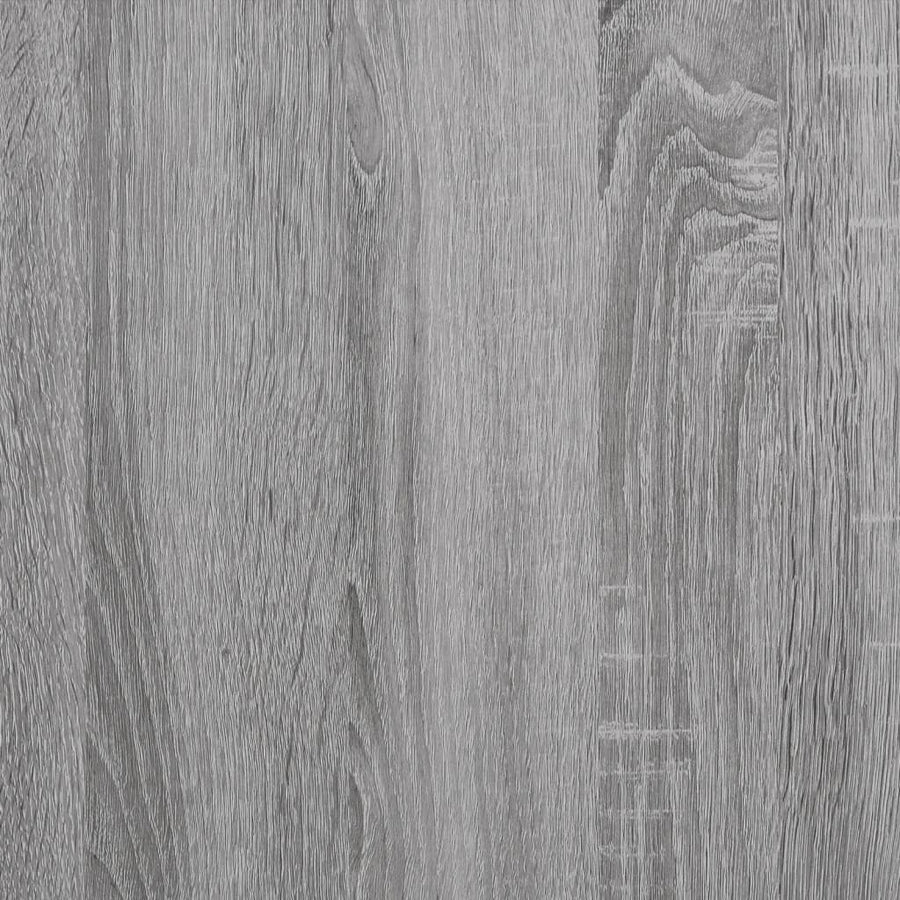 Salontafel 90X44,5X45 Cm Bewerkt Hout Grijs Sonoma Eikenkleurig
