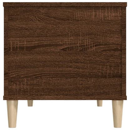 Salontafel 90X44,5X45 Cm Bewerkt Hout Bruin Eikenkleur