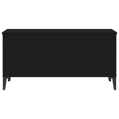 Salontafel 90X44,5X45 Cm Bewerkt Hout 90 x 44.5 x 45 cm Zwart