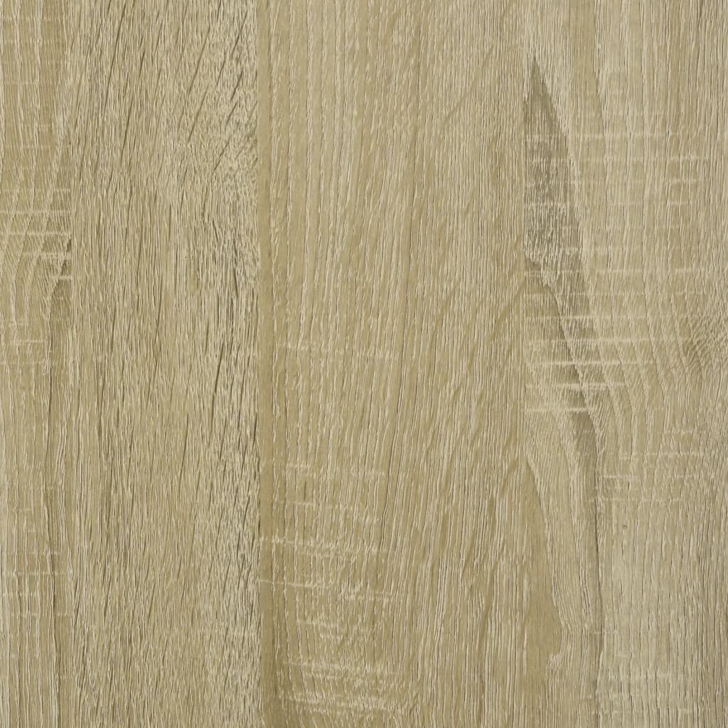 Salontafel 90X44,5X45 Cm Bewerkt Hout Sonoma Eikenkleurig
