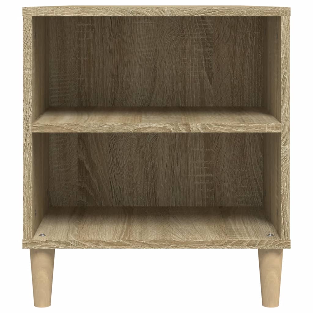 Tv-Meubel 02X44,5X50 Cm Bewerkt Hout Kleurig Sonoma eiken