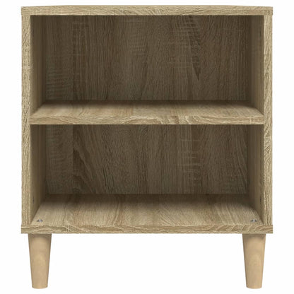 Tv-Meubel 02X44,5X50 Cm Bewerkt Hout Kleurig Sonoma eiken
