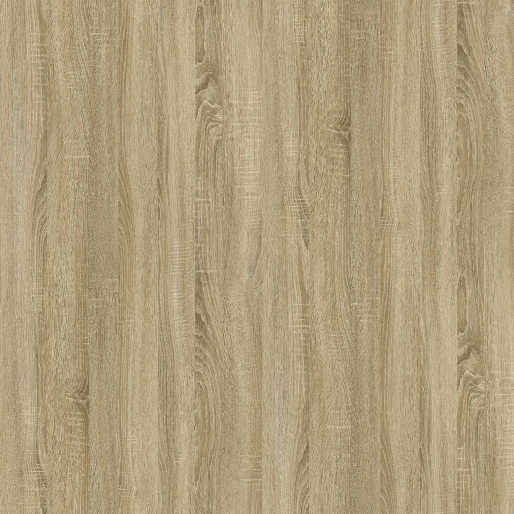 Tv-Meubel 02X44,5X50 Cm Bewerkt Hout Kleurig Sonoma eiken