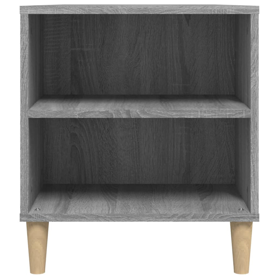Tv-Meubel 02X44,5X50 Cm Bewerkt Hout Eikenkleurig Grijs sonoma