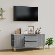 Tv-meubel 102x44,5x50 cm bewerkt hout grijs