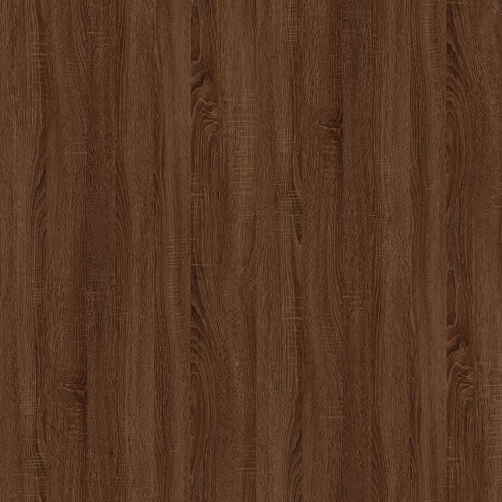 Tv-Meubel 02X44,5X50 Cm Bewerkt Hout Bruin Eikenkleur Bruineiken