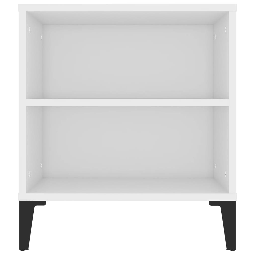 Tv-Meubel 02X44,5X50 Cm Bewerkt Hout Wit