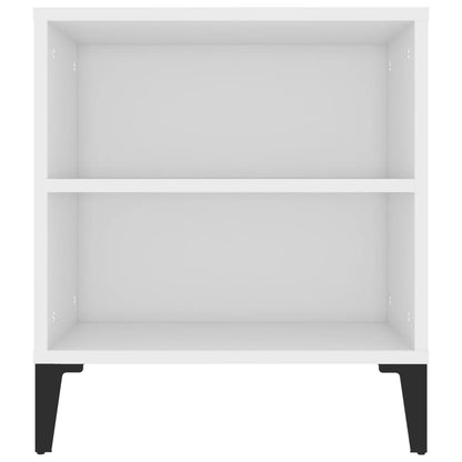 Tv-Meubel 02X44,5X50 Cm Bewerkt Hout Wit