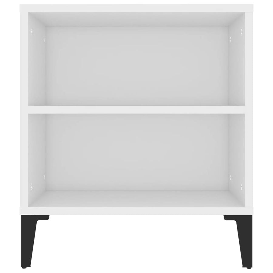 Tv-Meubel 02X44,5X50 Cm Bewerkt Hout Wit