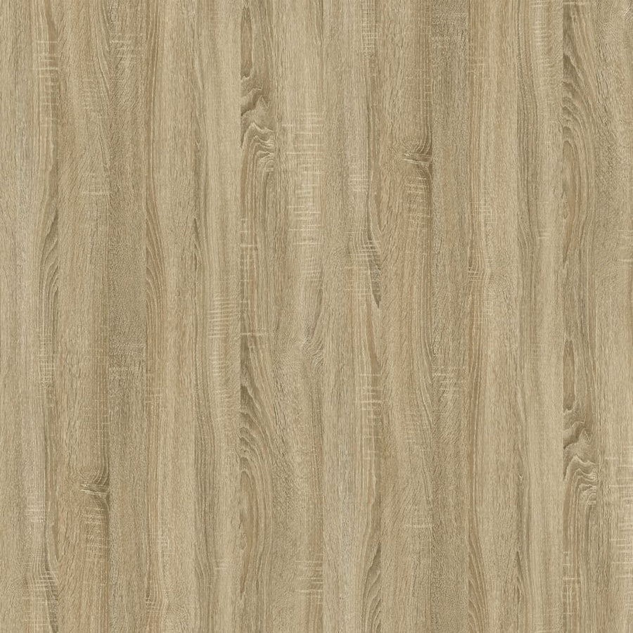 Tv-Meubel 02X44,5X50 Cm Bewerkt Hout Kleurig Sonoma eiken