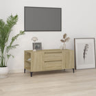 Tv-meubel 102x44,5x50 cm bewerkt hout sonoma eiken