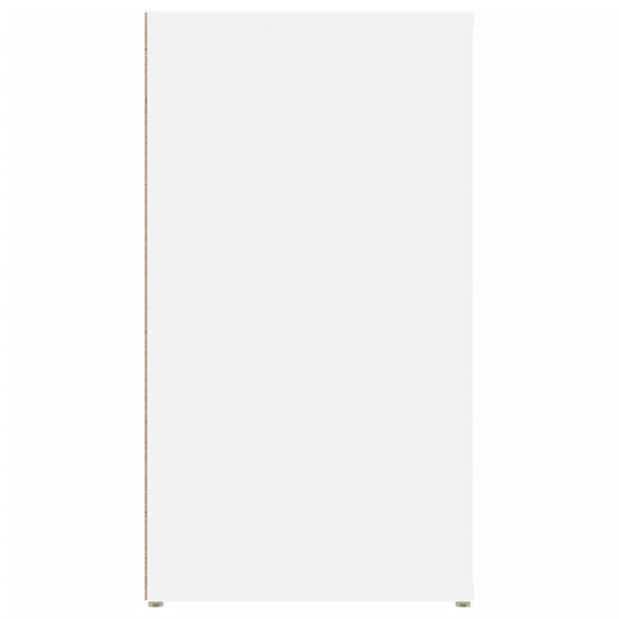 Dressoir 100X33X59,5 Cm Bewerkt Hout Wit