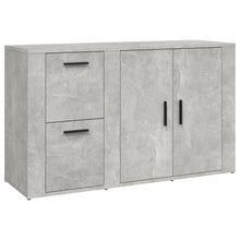 Dressoir 100X33X59,5 Cm Bewerkt Hout Betongrijs
