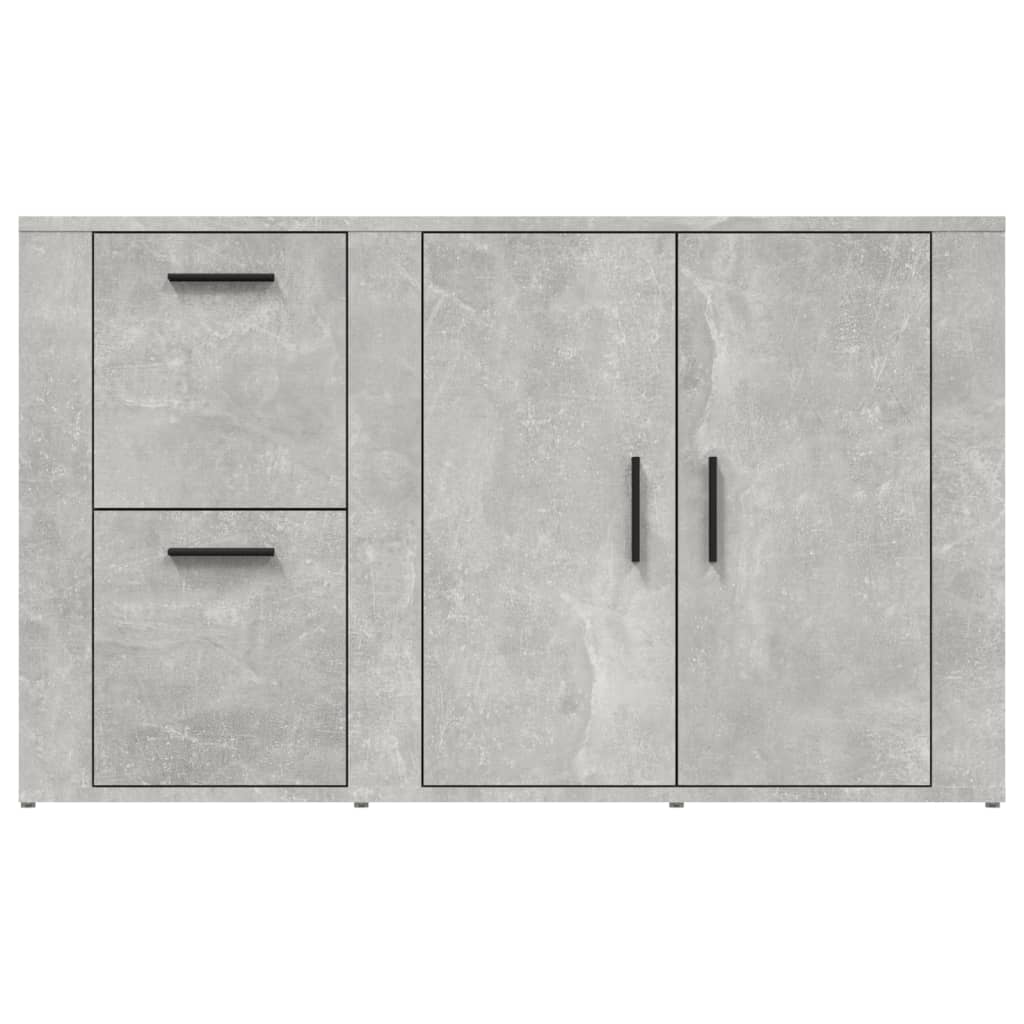 Dressoir 100X33X59,5 Cm Bewerkt Hout Betongrijs