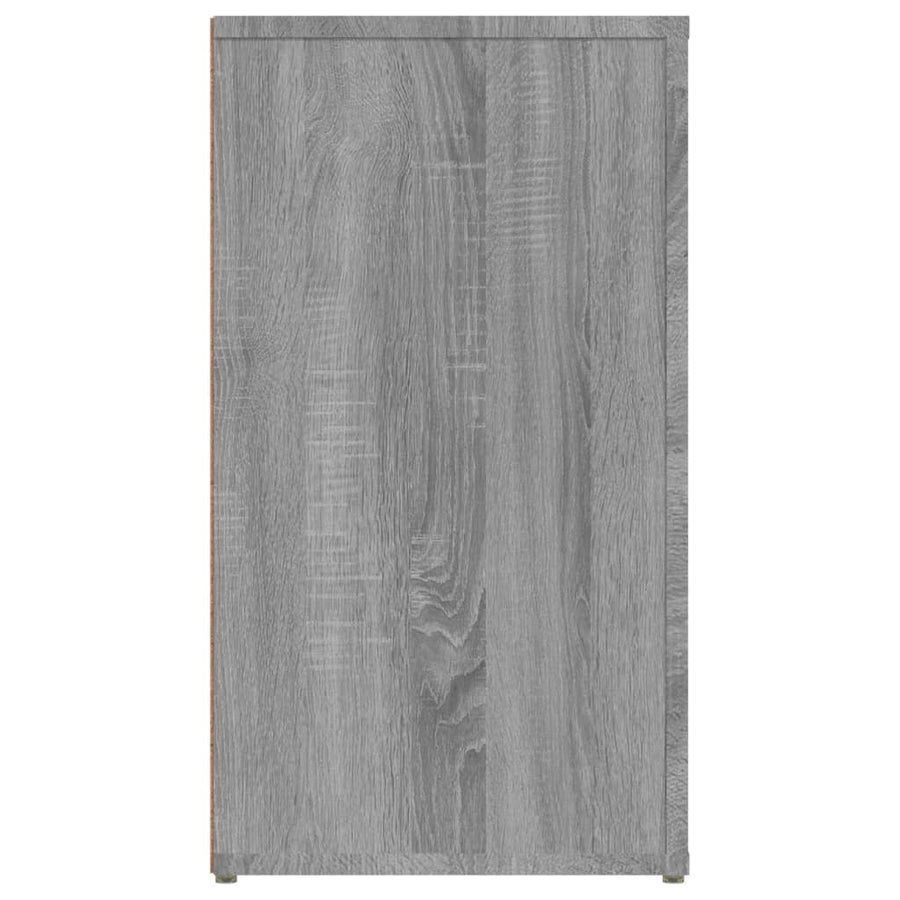 Dressoir 100X33X59,5 Cm Bewerkt Hout Grijs Sonoma Eikenkleurig