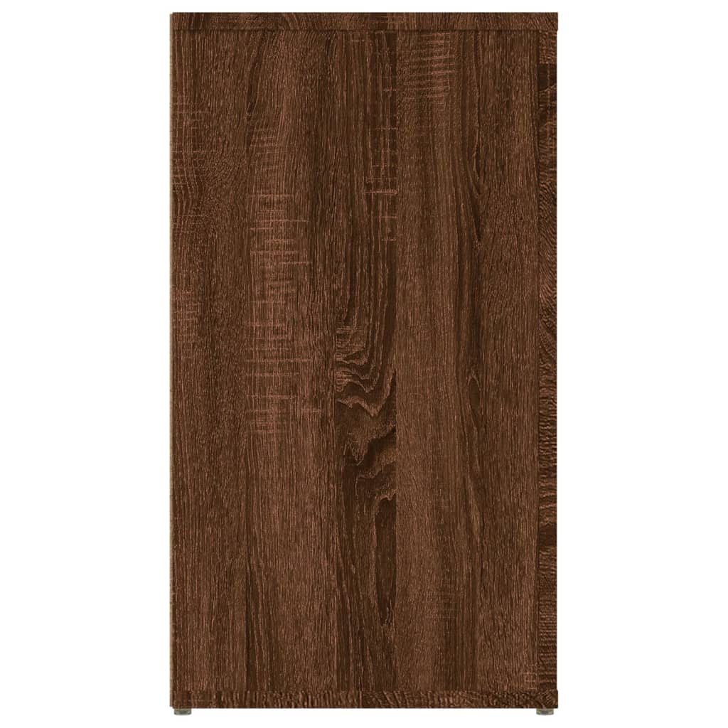 Dressoir 100X33X59,5 Cm Bewerkt Hout Bruin Eikenkleur