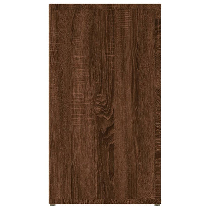 Dressoir 100X33X59,5 Cm Bewerkt Hout Bruin Eikenkleur