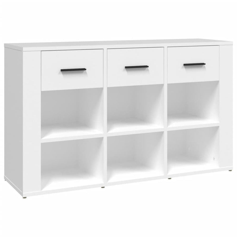 Dressoir 100X30X59,5 Cm Bewerkt Hout Wit