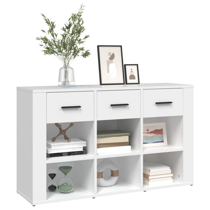 Dressoir 100X30X59,5 Cm Bewerkt Hout Wit