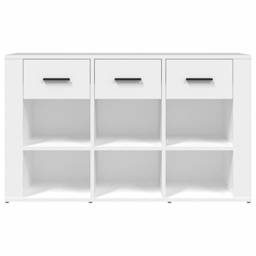 Dressoir 100X30X59,5 Cm Bewerkt Hout Wit