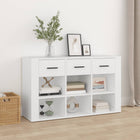 Sideboard 100x30x59.5 cm engineered wood white