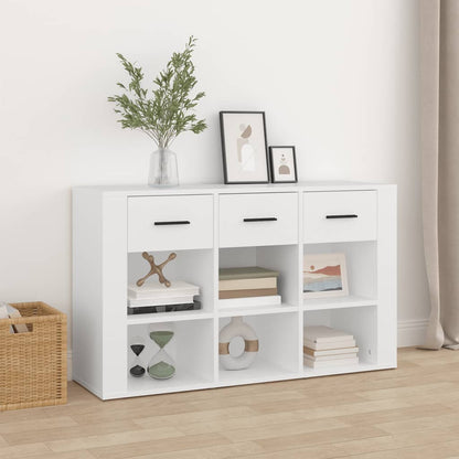 Dressoir 100X30X59,5 Cm Bewerkt Hout Wit