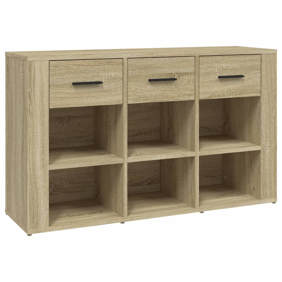 Dressoir 100X30X59,5 Cm Bewerkt Hout Kleurig Sonoma eiken