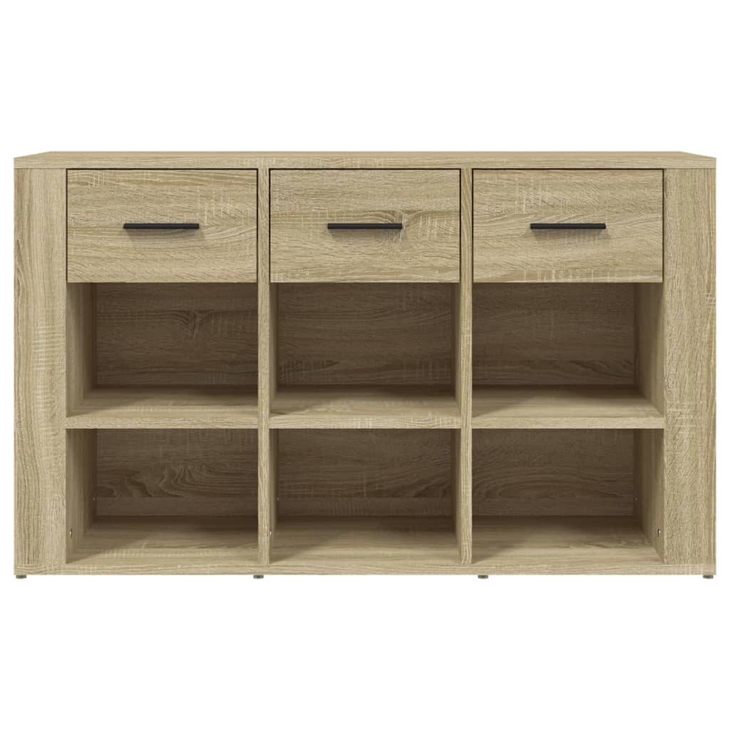 Dressoir 100X30X59,5 Cm Bewerkt Hout Kleurig Sonoma eiken