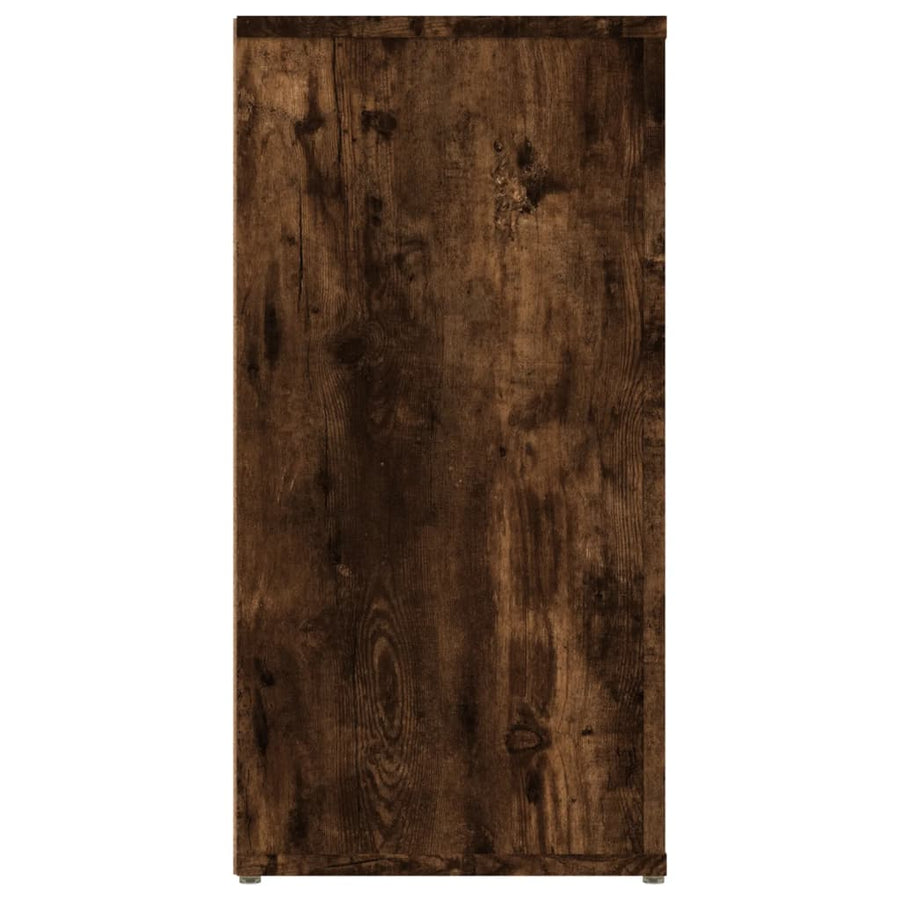 Dressoir 100X30X59,5 Cm Bewerkt Hout Gerookt Eikenkleurig