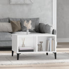 Coffee table 60x50x36.5 cm treated wood white