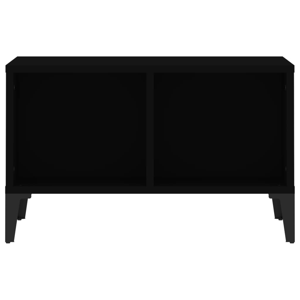 Salontafel 60X50X36,5 Cm Bewerkt Hout Zwart