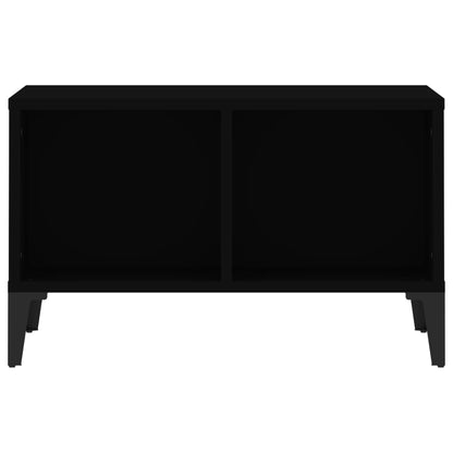 Salontafel 60X50X36,5 Cm Bewerkt Hout Zwart